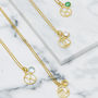 Zodiac And Birthstone Gemstone Charm Necklace, thumbnail 5 of 10