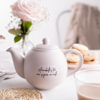 Personalised Engraved Teapot For Her, 10 of 11