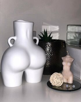 Female Body Vase In White Or Black Various Sizes, 7 of 9