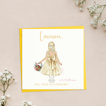 Will You Be My Flower Girl Card, 5 of 5