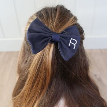 Personalised School Hair Bow, 2 of 3