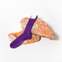 Luxury Cotton Socks Gift Box In Purple, thumbnail 3 of 5