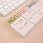 Keyboard Weekly Planner Pad | Scandi, thumbnail 2 of 5