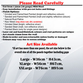 Modern Metal Bamboo Silhouette Wall Decor For Home Or Office, 2 of 11