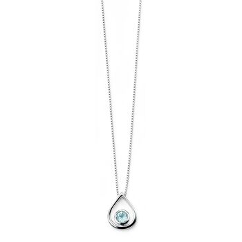 Sterling Silver And Gemstone Pendant Necklace, 4 of 6