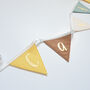 Personalised Neutral Baby Bunting, thumbnail 2 of 4