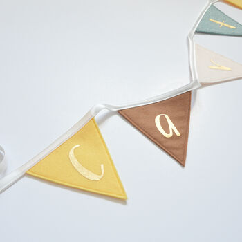 Personalised Neutral Baby Bunting, 2 of 4