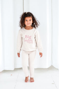 Embroidered Personalised Big/Little Sibling Sweatshirt Jumper, 4 of 10