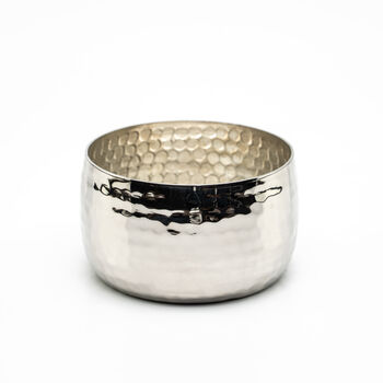 Hammered Copper Snack Bowl – 300ml, Colour Chrome, 2 of 5