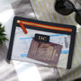 Personalised Leather Travel Zip Pouch, thumbnail 2 of 3