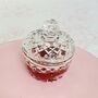 Antique Crystal Cut Glass Lidded Jam / Preserve Pot ~ Two, thumbnail 8 of 10