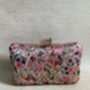 Pink Floral Multicoloured Rectangular Clutch Bag, thumbnail 5 of 10