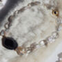 Keishi Pearls And Quartz Necklace, thumbnail 3 of 3