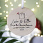 New Home House Wooden Christmas Decoration, thumbnail 1 of 6