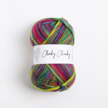 Cheeky Chunky Twist Yarn 100g Ball Natural Merino Wool, 2 of 7
