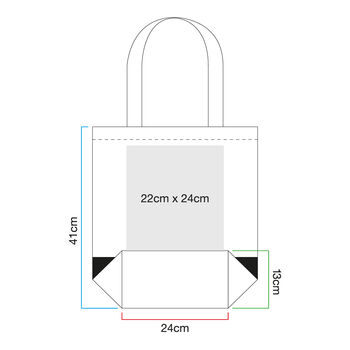 Personalised Embroidered Slender Jute Canvas Shopping Bag, 2 of 3
