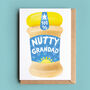 Peanut Butter Jar Card Dad, Daddy Or Grandad, thumbnail 1 of 4