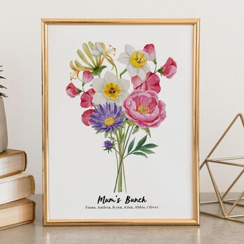 Birth Flower If Grandmas Were Flowers Print, 10 of 10