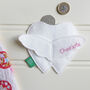 Personalised 'Tooth Fairy' Shaped Felt Pouch, thumbnail 7 of 9