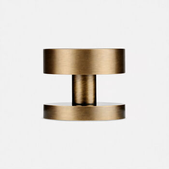 Brass Antique Gold Mortice Door Knobs With Gloss Insert, 5 of 8