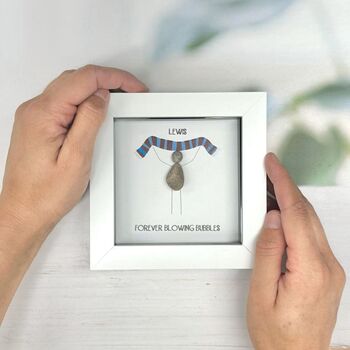 Personalised Football Team Pebble Picture, 4 of 7