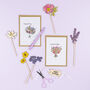 Wooden Wildflower Bouquet Of Birthday Flowers, thumbnail 6 of 8