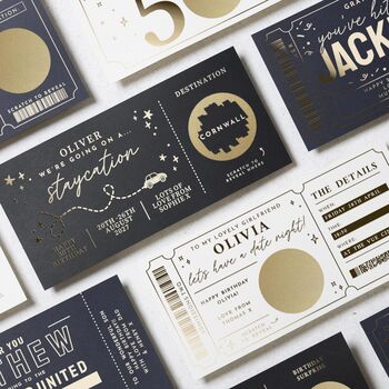 Personalised Staycation Scratch Reveal Gift Voucher, 8 of 9