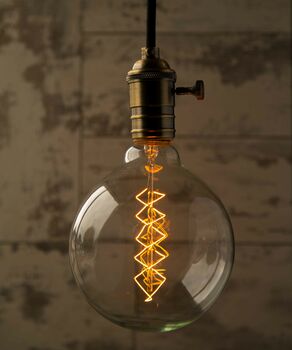 Globe Spiral Edison Vintage Light Bulb 40 W E27 B22, 8 of 12