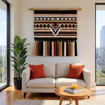 Macrame Wall Hanging Diyogí: Native Collection Fiber Art Tapestry, 4 of 5