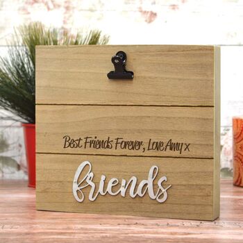Personalised Friends Bull Dog Clip Photo Frame, 4 of 5