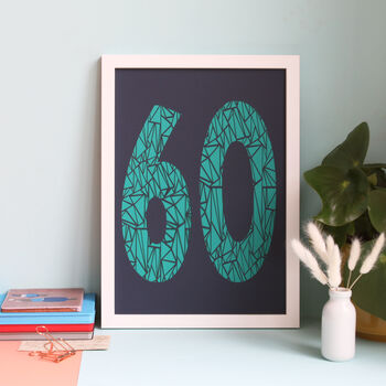 50th Birthday Milestone Age Papercut, 4 of 11