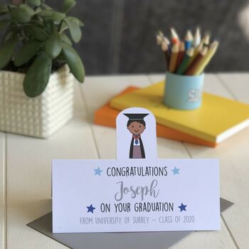 Personalised Boy's Graduation Card, 3 of 5