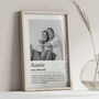 Personalised Auntie Print, Gift For Aunt, thumbnail 4 of 6