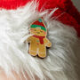 Christmas Gingerbread Man Pin, thumbnail 2 of 2