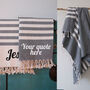 Personalised Beach And Yoga Towel, Birthday Gift, thumbnail 9 of 11