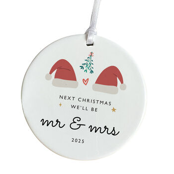 Next Christmas Mr And Mrs Ornament Gift, 3 of 7
