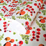 Garden Fruit And Vegetable Design Wrapping Paper, thumbnail 2 of 7