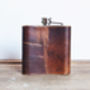 Personalised Leather Hip Flask With Initials, thumbnail 6 of 8
