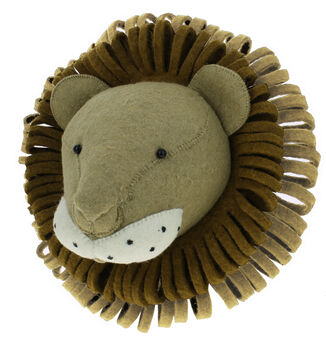 Decorative Felt Animal Heads For Childrens Bedrooms, 8 of 12
