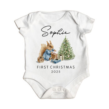 Personalised Baby’s First Christmas Bodysuit Gift – Xmas Outfit, 5 of 6