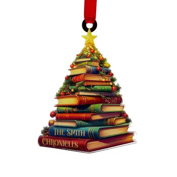 Book Christmas Tree Decoration, 3 of 9