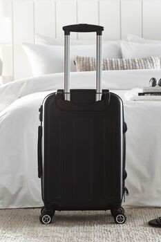 Personalised Dark Floral Suitcase, 3 of 7