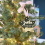 Personalised Santa Stop Here Christmas Tree Decoration, thumbnail 1 of 7
