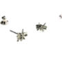 Sterling Silver Mini Bee Stud Earrings, thumbnail 4 of 6