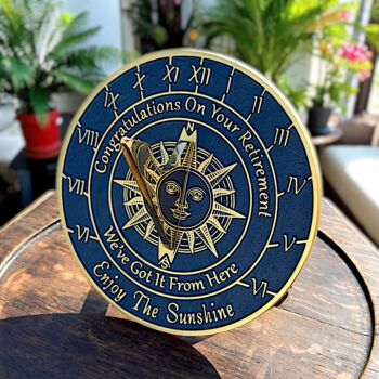 'Enjoy The Sunshine' Retirement Sundial, 2 of 5