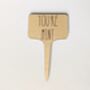 Five Personalized Plant Marker Garden Herb Marker Tags, thumbnail 7 of 12
