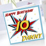10th Birthday Superhero Card, thumbnail 1 of 1
