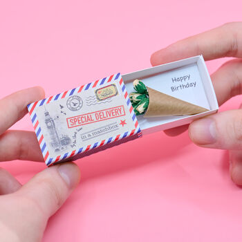 A Miniature Bouquet Of Roses Special Delivery, 2 of 12