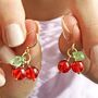 Cute Cherry Earrings, thumbnail 2 of 6