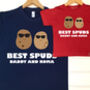 Personalised Best Spuds T Shirt Set, thumbnail 2 of 10